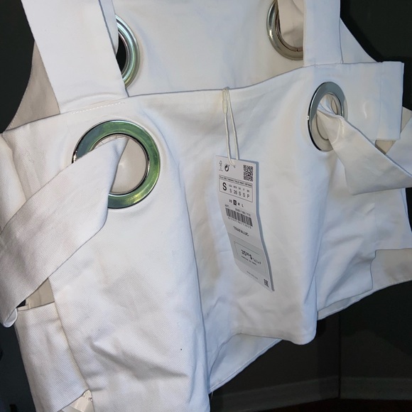 Zara white top - Picture 1 of 2